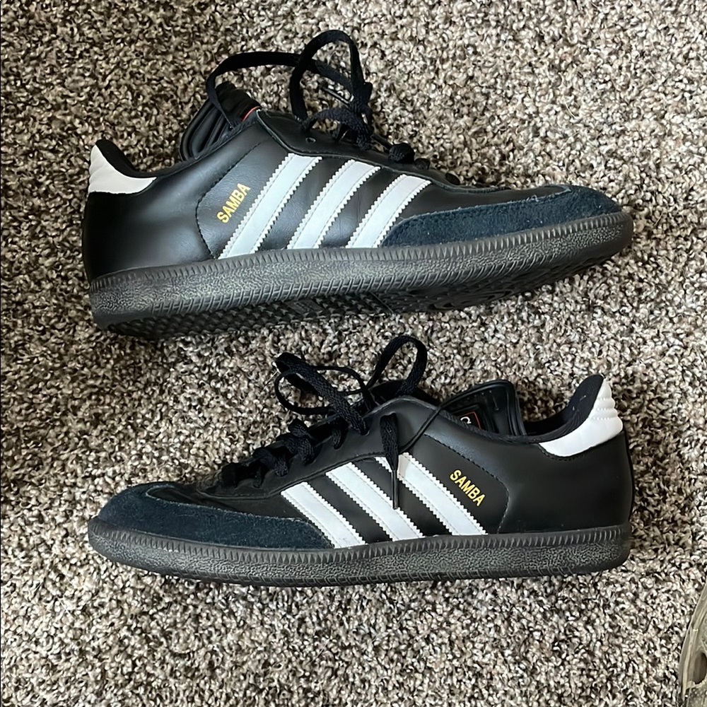 Adidas Black and White Samba Sneakers